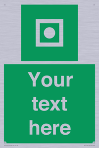 Custom sign safe condition Shipboard general alarm